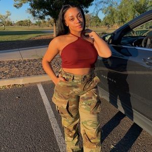 Fashion Camouflage cargo pants.